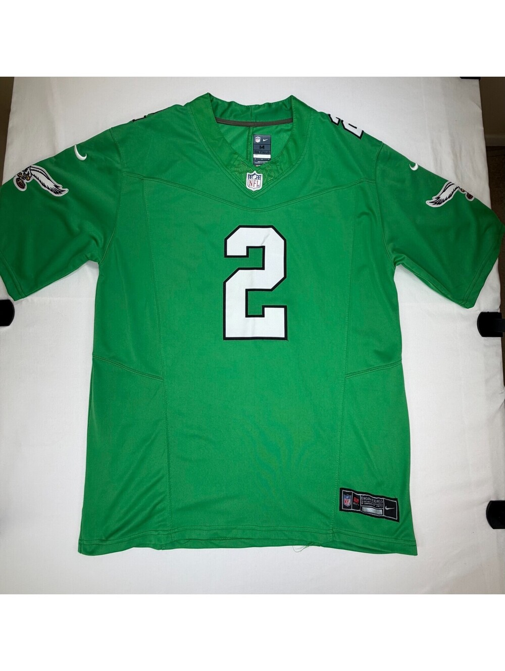 NFL Players Men's Shirt Football Philadelphia Eagles Slay JR 2 Size M Green